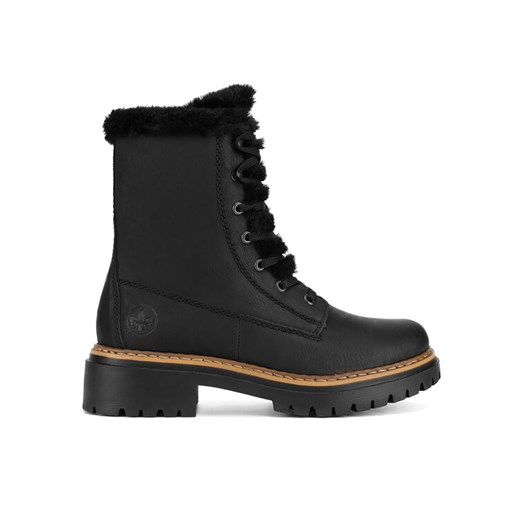 Rieker Trzewiki 72625-00 Czarny ze sklepu MODIVO w kategorii Botki - zdjęcie 186592649