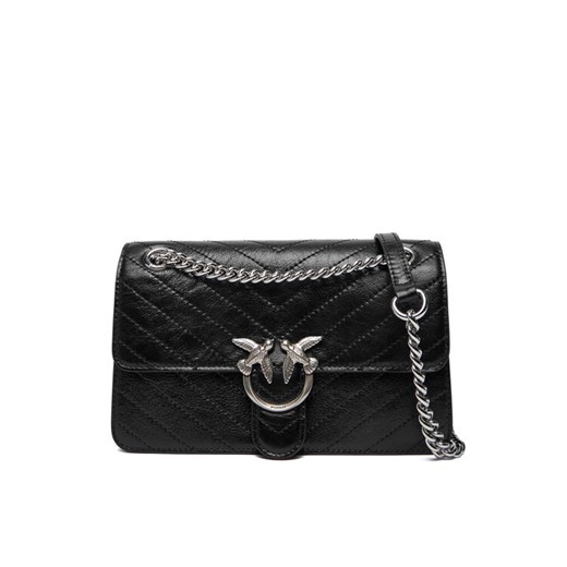 PINKO Torebka Love One Light Mini Al 25-26 PLTT 106173 A2JC Czarny ze sklepu MODIVO w kategorii Kopertówki - zdjęcie 186592659