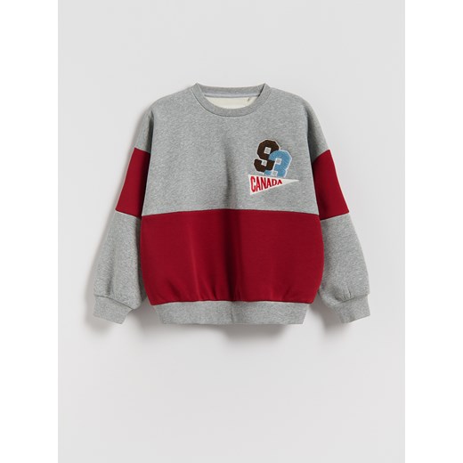 Reserved - Bluza z nadrukiem - jasnoszary ze sklepu Reserved w kategorii Bluzy chłopięce - zdjęcie 186593569