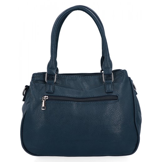 Torebka Damska Na Ramię 3 Komory firmy Hernan 6029 Granatowa Hernan One Size okazyjna cena PaniTorbalska