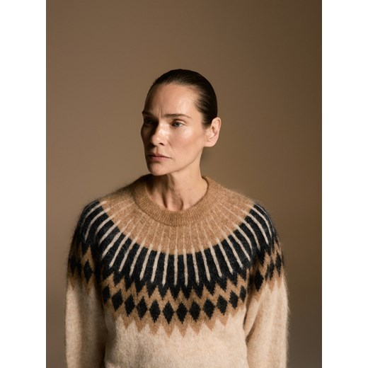 Reserved - Sweter z moherem i wełną - wielobarwny ze sklepu Reserved w kategorii Swetry damskie - zdjęcie 186596245