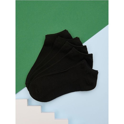 Sinsay - Skarpetki 5 pack - czarny ze sklepu Sinsay w kategorii Skarpetki męskie - zdjęcie 186597189