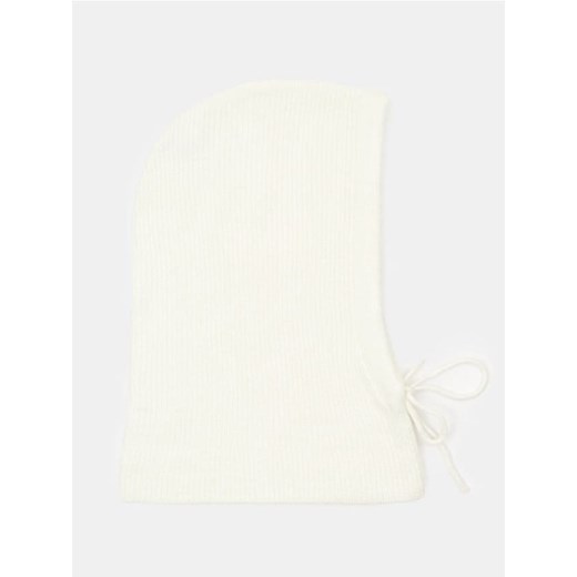 Sinsay - Prążkowana balaclava - kremowy - id: 772FG-01X - marki Sinsay - 186597259 Sinsay - Prążkowana balaclava - kremowy ze sklepu Sinsay w kategorii Czapki zimowe damskie - zdjęcie 186597259