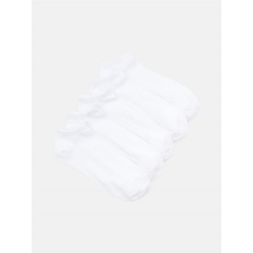 Sinsay - Skarpetki stopki 5pack - biały ze sklepu Sinsay w kategorii Skarpetki damskie - zdjęcie 186597266