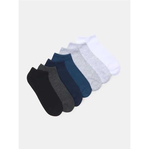 Sinsay - Skarpetki stopki 7 pack - wielobarwny ze sklepu Sinsay w kategorii Skarpetki damskie - zdjęcie 186597277