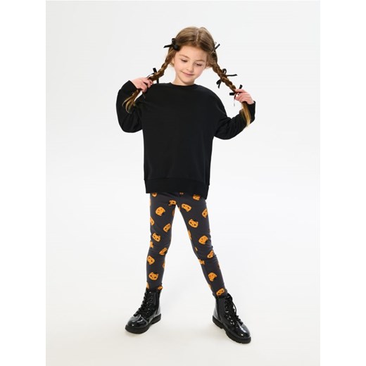 Sinsay - Legginsy w kotki - szary ze sklepu Sinsay w kategorii Spodnie dziewczęce - zdjęcie 186597288