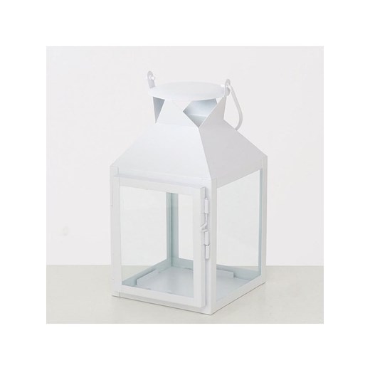 Boltze Lampion &quot;Aberdeen&quot; w kolorze białym - 12,3 x 21,5 cm ze sklepu Limango Polska w kategorii Świeczniki - zdjęcie 186598539