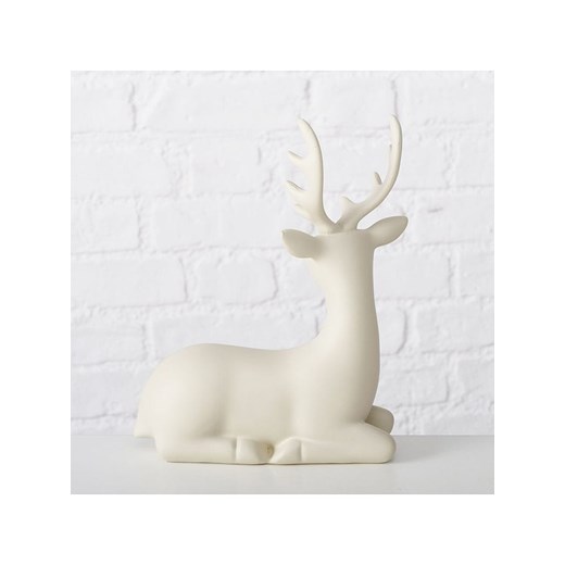 Boltze Figurka dekoracyjna &quot;Hario&quot; w kolorze kremowym - wys. 24 cm Boltze onesize promocja Limango Polska