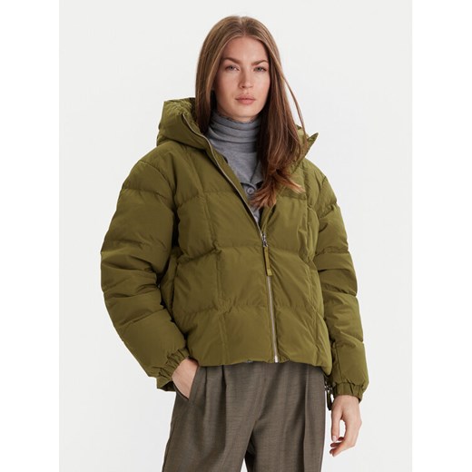 United Colors Of Benetton Kurtka puchowa 22T6DN086 Zielony Regular Fit ze sklepu MODIVO w kategorii Kurtki damskie - zdjęcie 186598707