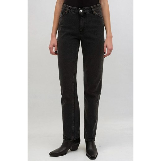Monki Dżinsy - Regular fit - w kolorze czarnym ze sklepu Limango Polska w kategorii Jeansy damskie - zdjęcie 186599528