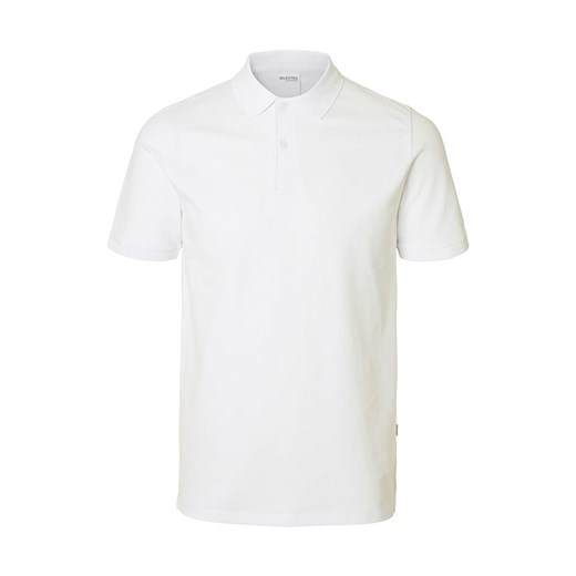 SELECTED HOMME Koszulka polo &quot;Atlas&quot; w kolorze białym ze sklepu Limango Polska w kategorii T-shirty męskie - zdjęcie 186599729