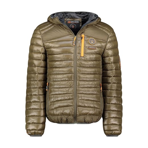 Geographical Norway Kurtka pikowana &quot;Briouto&quot; w kolorze khaki ze sklepu Limango Polska w kategorii Kurtki męskie - zdjęcie 186600246