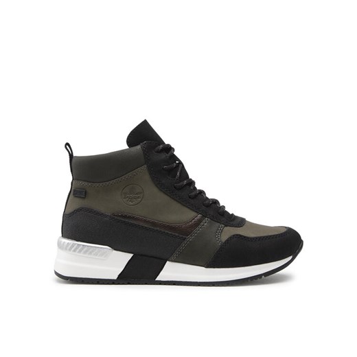 Trzewiki Rieker N7611-54 Zielony ze sklepu eobuwie.pl w kategorii Buty sportowe damskie - zdjęcie 186600376