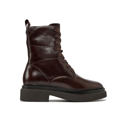 Trzewiki Gant Zandrin Mid Boot 27541381 Brązowy ze sklepu eobuwie.pl w kategorii Workery damskie - zdjęcie 186600428