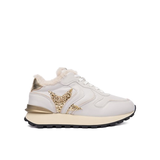 Sneakersy Voile Blanche Paris Race Star Fur 2019480-02 Biały ze sklepu eobuwie.pl w kategorii Buty sportowe damskie - zdjęcie 186600435