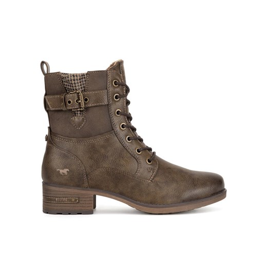 Trzewiki Mustang 1229-521 Brązowy ze sklepu eobuwie.pl w kategorii Botki - zdjęcie 186600635