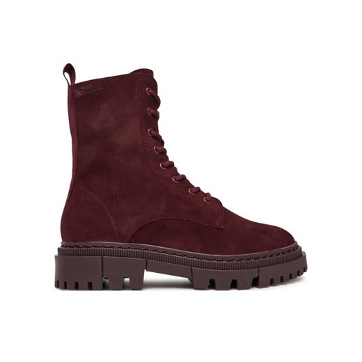 Trzewiki Tamaris 1-25276-41 Bordowy ze sklepu eobuwie.pl w kategorii Botki - zdjęcie 186600725
