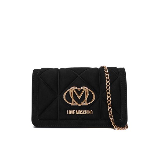 Torebka LOVE MOSCHINO JC5640PP0NKE0000 Czarny ze sklepu eobuwie.pl w kategorii Kopertówki - zdjęcie 186600889