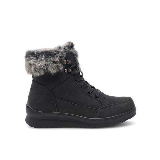 Trzewiki Clara Barson YVET HMD221160-1 Czarny ze sklepu eobuwie.pl w kategorii Workery damskie - zdjęcie 186600907