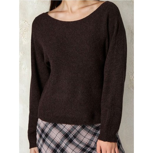 Sinsay - Sweter basic - khaki ze sklepu Sinsay w kategorii Swetry damskie - zdjęcie 186604868