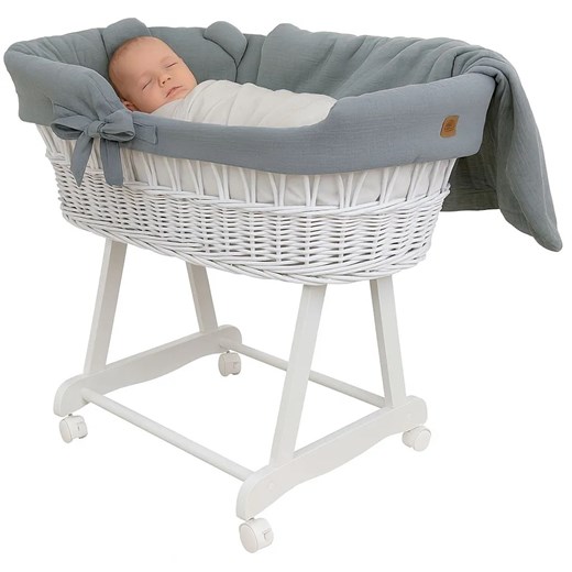 Zielony zestaw kosz na stelażu B5-G60 ze sklepu Edinos.pl w kategorii Łóżka dziecięce - zdjęcie 186605178