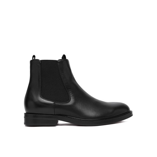 Sztyblety BOSS Dressletic 50549658 Czarny ze sklepu eobuwie.pl w kategorii Buty zimowe męskie - zdjęcie 186605247