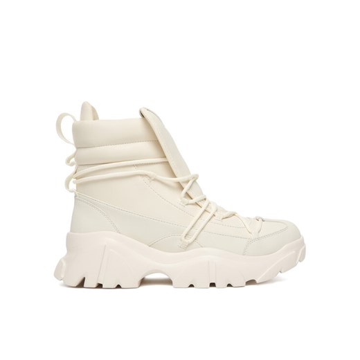 EA7 Emporio Armani Trzewiki 7X000335 AF18611 MZ182 Biały ze sklepu MODIVO w kategorii Buty zimowe męskie - zdjęcie 186605608