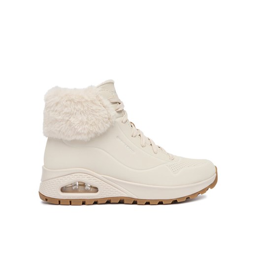 Skechers Trzewiki Uno Rugged 167274/OFWT Écru ze sklepu MODIVO w kategorii Botki - zdjęcie 186605618