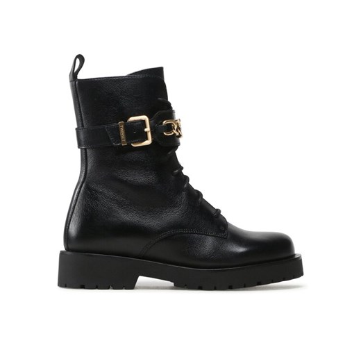 TWINSET Trzewiki 232TCP060 Czarny ze sklepu MODIVO w kategorii Workery damskie - zdjęcie 186605836