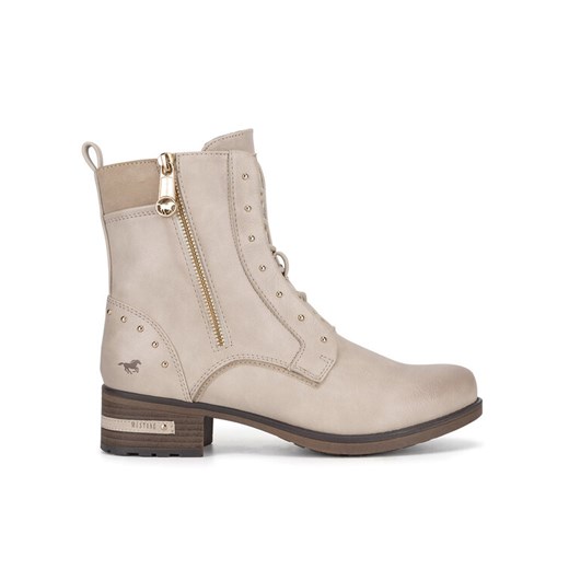 Mustang Trzewiki 1229-522 Beżowy ze sklepu MODIVO w kategorii Botki - zdjęcie 186605885