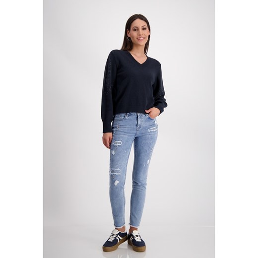 monari Sweter w kolorze granatowym ze sklepu Limango Polska w kategorii Swetry damskie - zdjęcie 186608799