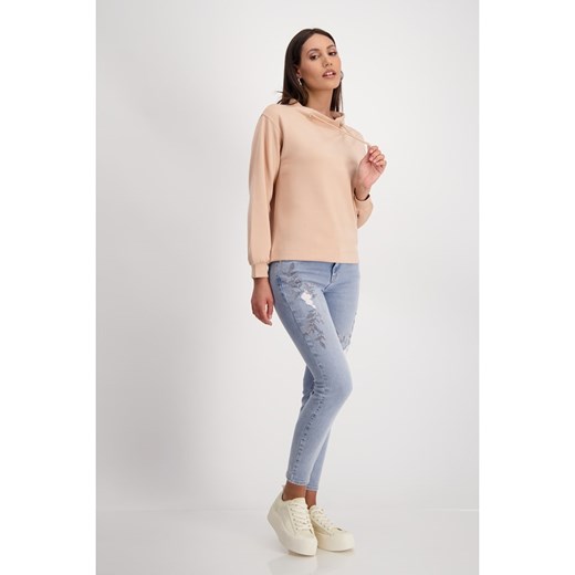 monari Bluza w kolorze beżowym ze sklepu Limango Polska w kategorii Bluzy damskie - zdjęcie 186608867