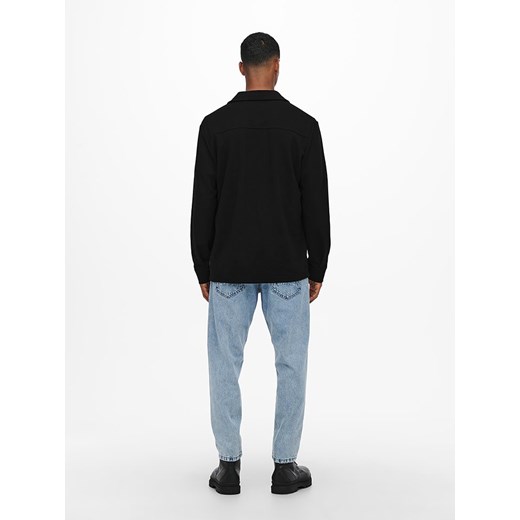 ONLY &amp; SONS Kurtka koszulowa &quot;Newkodyl&quot; w kolorze czarnym Only & Sons XXL okazja Limango Polska