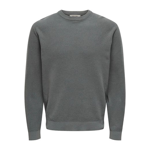 ONLY &amp; SONS Sweter &quot;Tony&quot; w kolorze szarym ze sklepu Limango Polska w kategorii Swetry męskie - zdjęcie 186609065