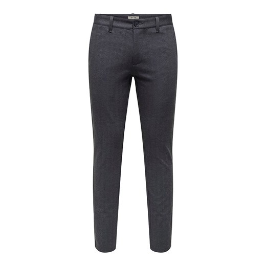 ONLY &amp; SONS Spodnie chino &quot;Mark&quot; - Slim fit - w kolorze granatowym ze sklepu Limango Polska w kategorii Spodnie męskie - zdjęcie 186609079