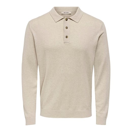 ONLY &amp; SONS Koszulka polo &quot;Loui&quot; w kolorze beżowym ze sklepu Limango Polska w kategorii T-shirty męskie - zdjęcie 186609105