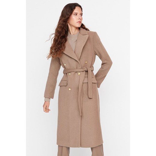 trendyol Kurtka zimowa w kolorze jasnobrązowym Trendyol 40 Limango Polska okazyjna cena