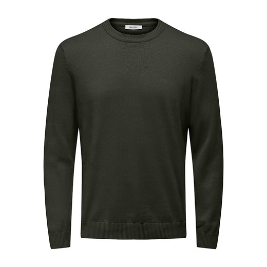 ONLY &amp; SONS Sweter &quot;Holger&quot; w kolorze ciemnobrązowym ze sklepu Limango Polska w kategorii Swetry męskie - zdjęcie 186609257