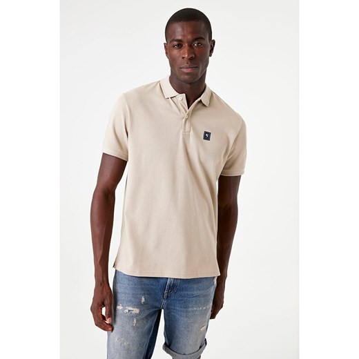 Garcia Koszulka polo w kolorze beżowym ze sklepu Limango Polska w kategorii T-shirty męskie - zdjęcie 186609415