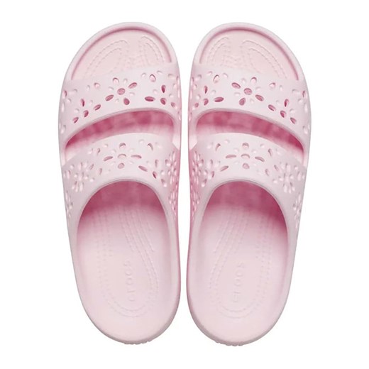 Crocs Klapki "Classic Floral" w kolorze jasnoróżowym Crocs 37/38 okazja Limango Polska