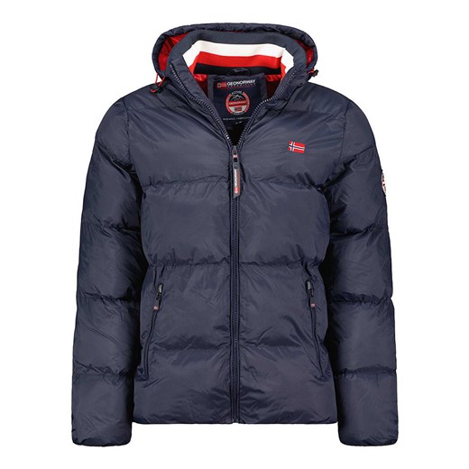 Geographical Norway Kurtka pikowana &quot;Ancelo&quot; w kolorze granatowym ze sklepu Limango Polska w kategorii Kurtki męskie - zdjęcie 186609695
