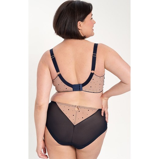 Samanta biustonosz miękki soft Frida A911, Kolor szafirowy wzór, Rozmiar 95H, Samanta ze sklepu Intymna w kategorii Biustonosze - zdjęcie 186610249