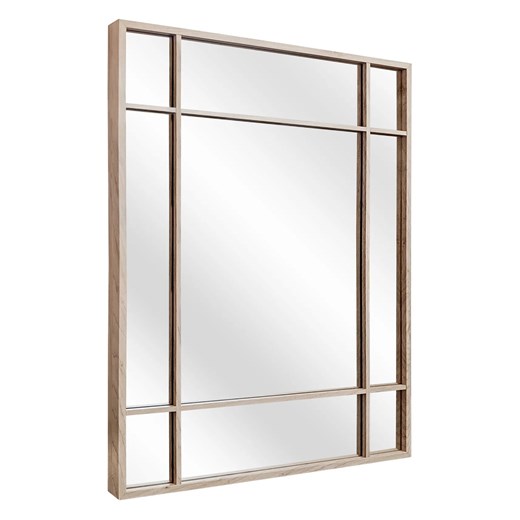 Nowoczesne dębowe lustro wiszące C8-N65 ze sklepu Edinos.pl w kategorii Lustra - zdjęcie 186610318