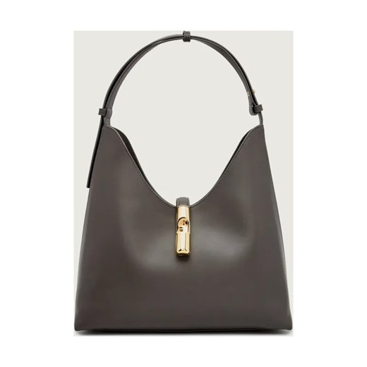Furla Skórzane hobo FURLA GOCCIA ze sklepu Gomez Fashion Store w kategorii Torebki hobo - zdjęcie 186610397