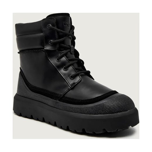 UGG Skórzane buty wysokie M NEUMEL HIGH WEATHER HYBRID | z dodatkiem wełny ze sklepu Gomez Fashion Store w kategorii Buty zimowe męskie - zdjęcie 186610438