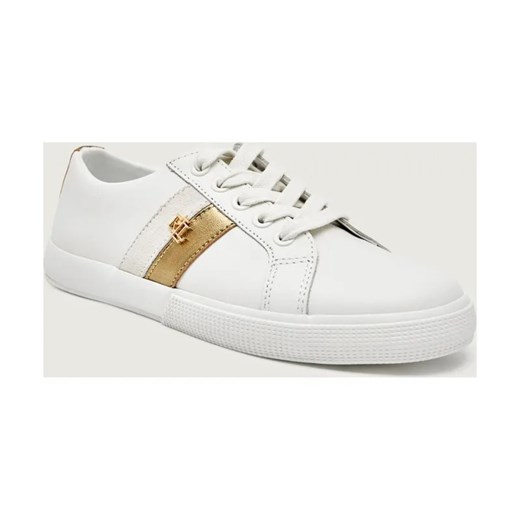 LAUREN RALPH LAUREN Skórzane sneakersy JANSON II ze sklepu Gomez Fashion Store w kategorii Buty sportowe damskie - zdjęcie 186610456
