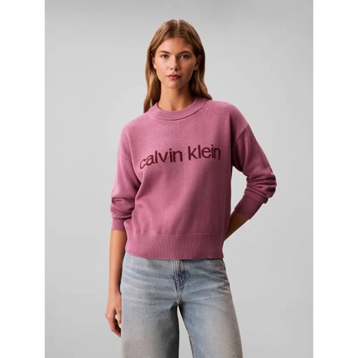 Calvin Klein Jeans Sweter | Regular Fit ze sklepu Gomez Fashion Store w kategorii Swetry damskie - zdjęcie 186610479