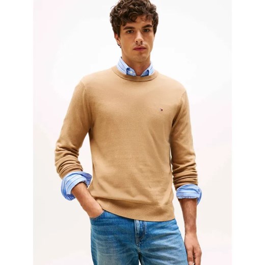 Tommy Hilfiger Sweter | Regular Fit | z dodatkiem kaszmiru ze sklepu Gomez Fashion Store w kategorii Swetry męskie - zdjęcie 186610507