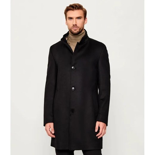 BOSS BLACK Wełniany płaszcz H-Hyde-SU-254 | z dodatkiem kaszmiru ze sklepu Gomez Fashion Store w kategorii Płaszcze męskie - zdjęcie 186611507