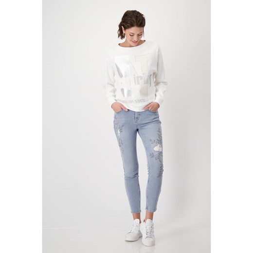 monari Dżinsy - Skinny fit - w kolorze błękitnym Monari 36 Limango Polska wyprzedaż